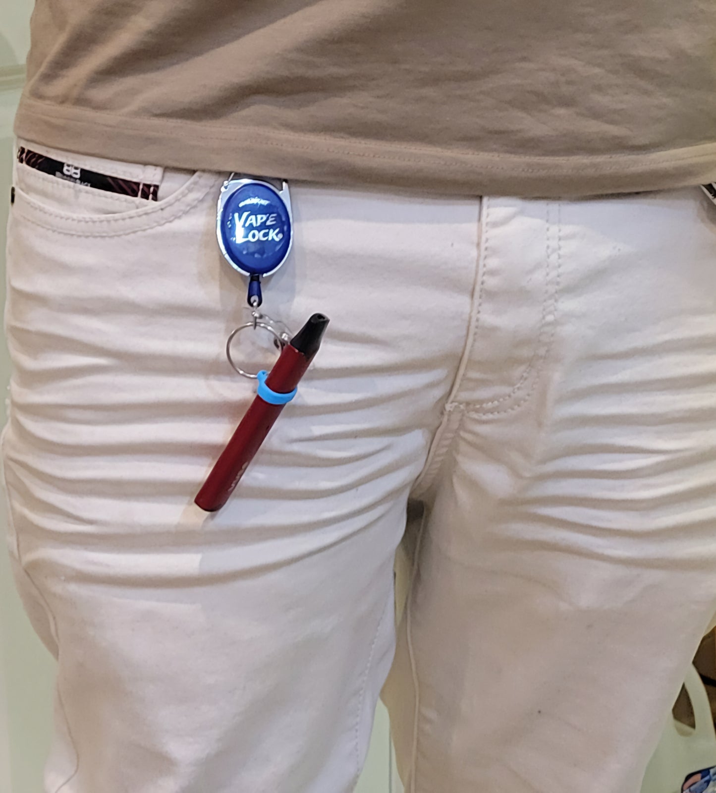 Vapelock Patent Pending Retracting Vape Clip