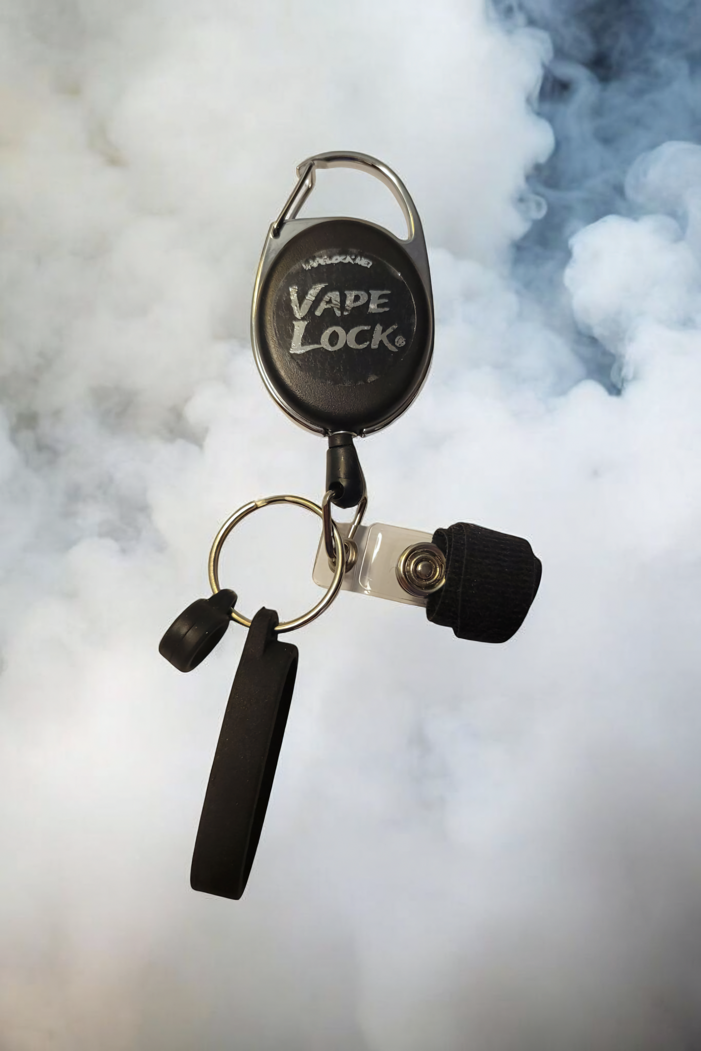 Vapelock Patent Pending Retracting Vape Clip