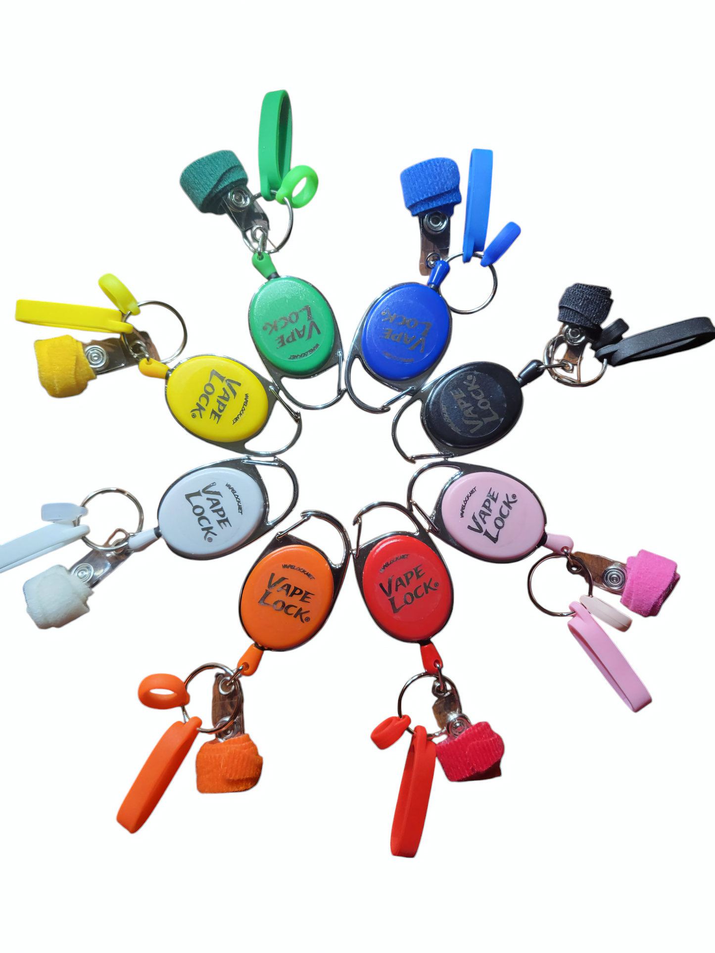 Vapelock Patent Pending Retracting Vape Clip