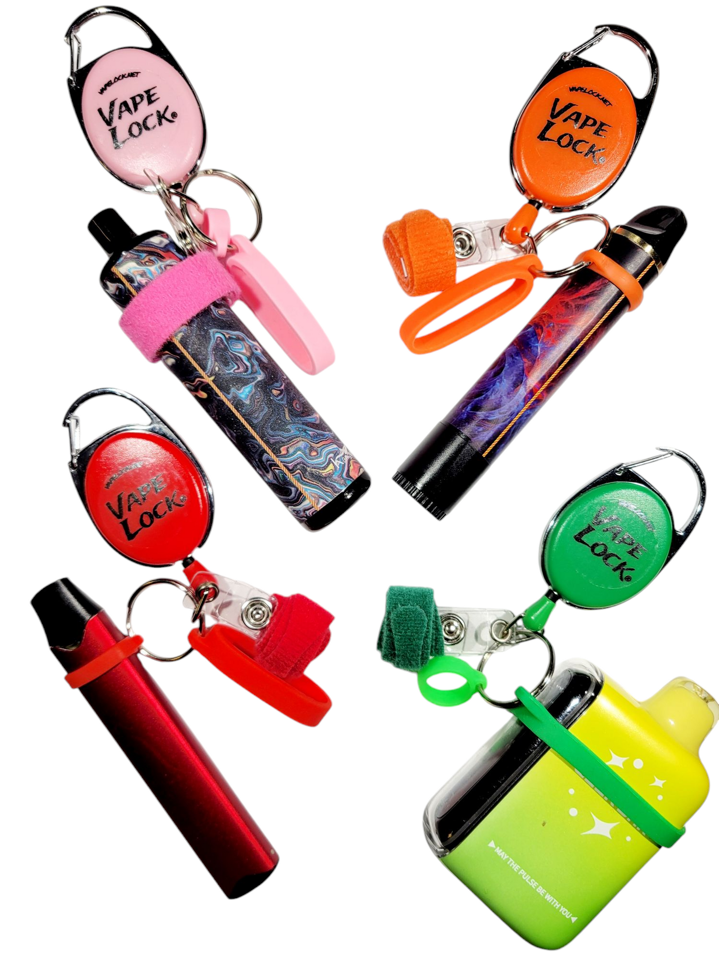 Vapelock Patent Pending Retracting Vape Clip