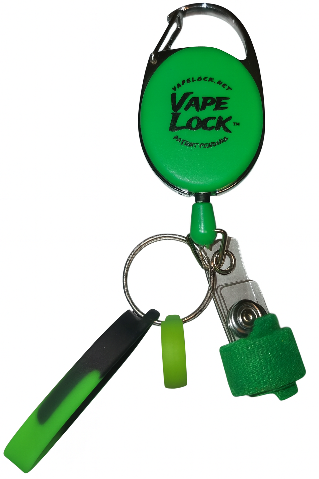 Vapelock Patent Pending Retracting Vape Clip