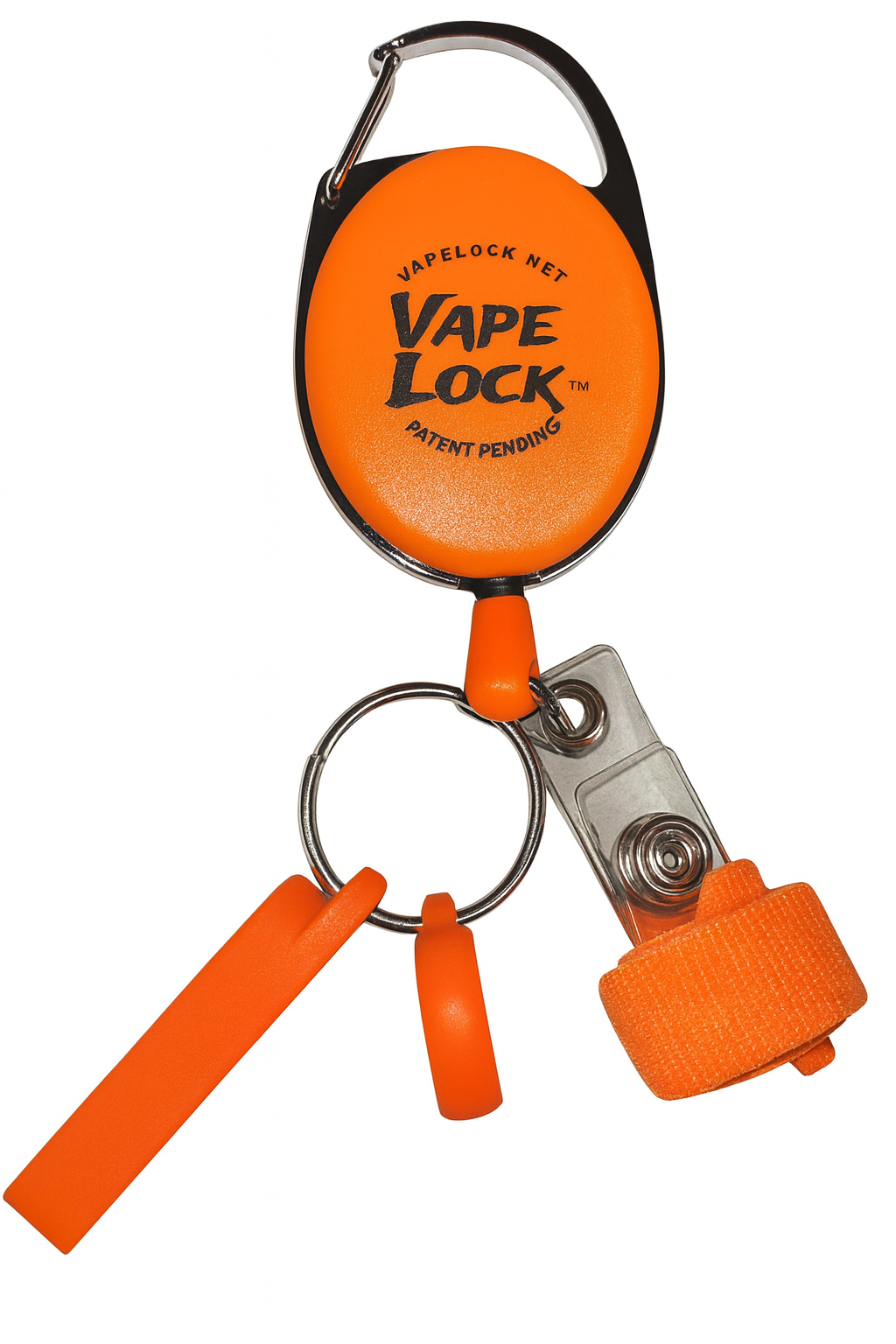 Vapelock Patent Pending Retracting Vape Clip