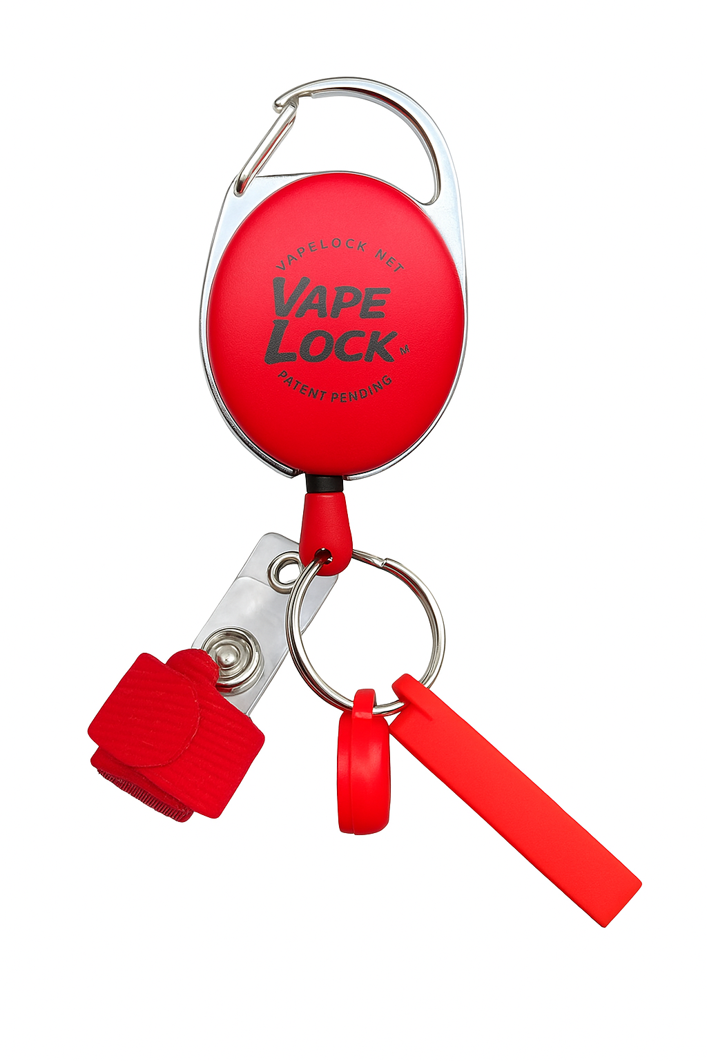 Vapelock Patent Pending Retracting Vape Clip